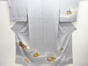 樽本伊勢蔵作　平安人物模様訪問着